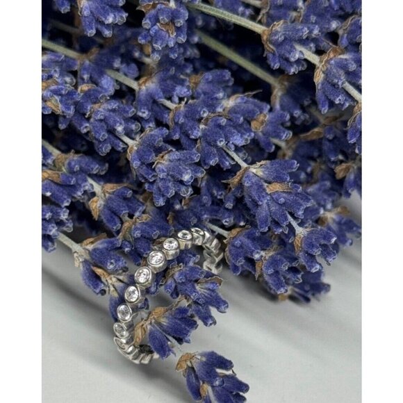 925 STERLING SILVER CZ RING SIZE 7.5
